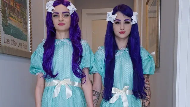 Come Play with Us! Evil Twinning Stepsis Suck Me off