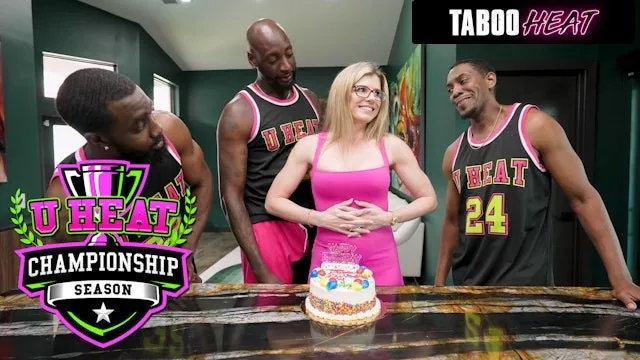 Cory Chase gets Airtight Dp from 3 Monster Cocks for Her Birthday