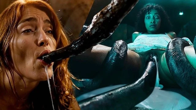 Kendra Sunderland fucks an alien in real hentai hardcore