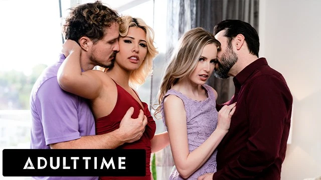 Scarlett Sage и Carlita Ray в Naughty Exchange 4 на открытом воздухе