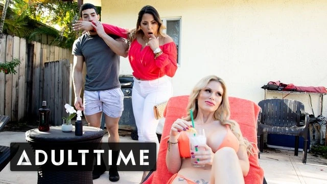 我的性感婆婆诱惑的金发女郎老师