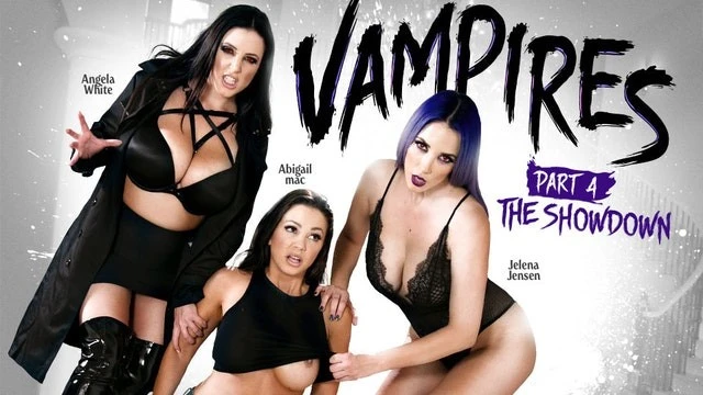 "Scène hardcore lesbienne : Angela White domine Abigail Mac dans un coven"