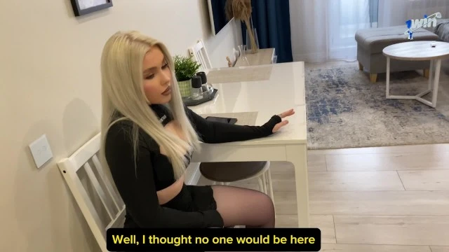 Belle-soeur coquine finit avec sperme chaud dans la bouche