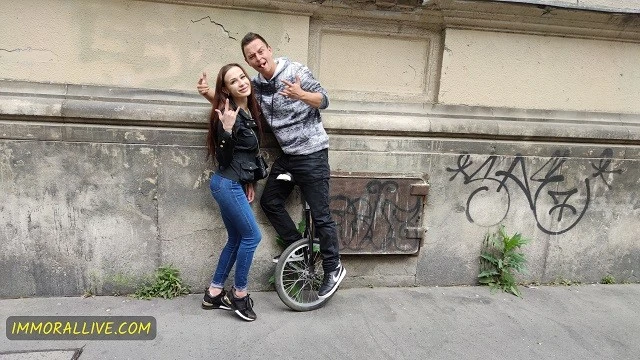 Hardcore monocycle: hot and delusional sex scene