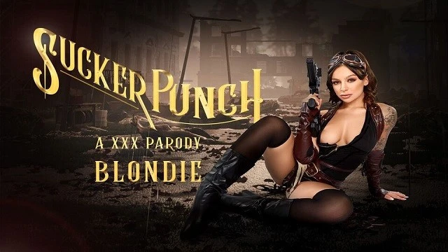 April Olsen en VR, fellation intense dans Sucker Punch Blondie