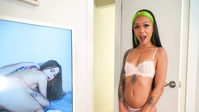 Paisley Paige baise son demi-frère en scène hardcore complète