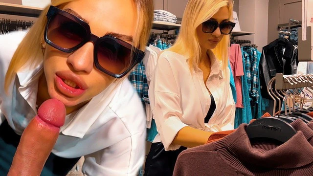 Sodomie torride dans le magasin avec le vendeur coquin