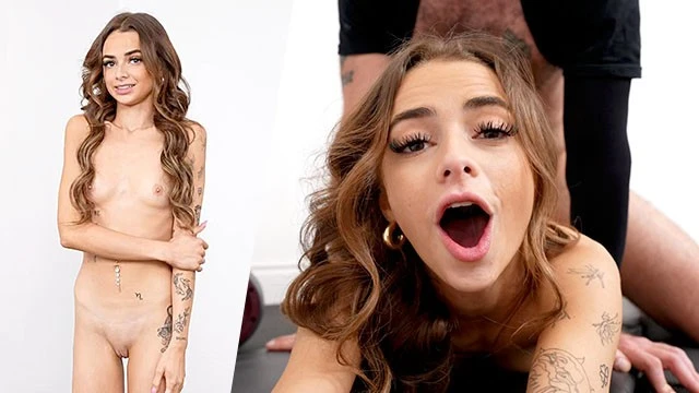 Nikki Nicole - Creampie intense avec une teen skinny de 100 lb