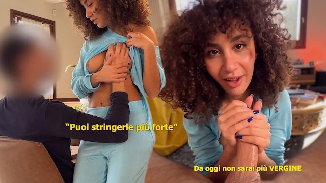 "Vierge voine succulente : fellation intense suivie d’un baiser brûlant"