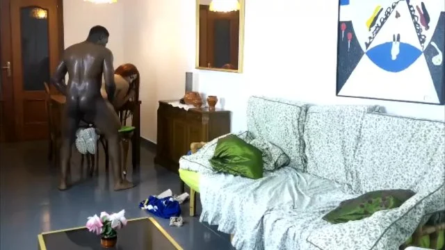 "Kitty apesta un negro desconocido después de una reunión caliente"